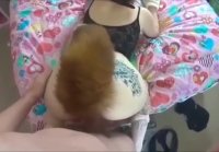 Follando en la forma de un perro